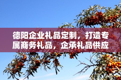 德阳企业礼品定制，打造专属商务礼品，企承礼品供应链助力企业福利升级